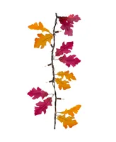 Fall Harvest Leaves 35 Piece Mini Light Garland with 8.75' Wire Set