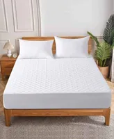 Unikome Water Resistant Four Leaf Quilted Fitted Mattress Protector 18 Deep Collection