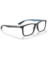 Ray-Ban RB8908 Optics Unisex Rectangle Eyeglasses