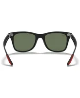 Ray-Ban Scuderia Ferrari Collection 52 Men's Low Bridge Fit Sunglasses