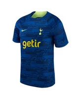 Big Boys Nike Blue Tottenham Hotspur 2022 Pre-Match Raglan Performance Top