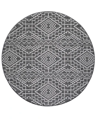Kas Provo 7'10" x 7'10" Round Outdoor Area Rug