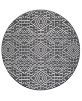 Kas Provo 7'10" x 7'10" Round Outdoor Area Rug