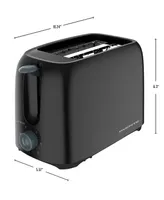 Ovente 700W Electric 2-Slice Toaster Machine TP2210B