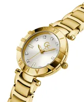 Guess Gc Cruise Women's Swiss Gold-Tone Stainless Steel Bracelet Watch 32mm - Silver