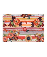 Laural Home Harvest Snippets Set of 4 Placemats, 13" x 19"