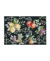 Laural Home Tuscan Fruit Sketch Set of 4 Placemats, 13" x 19"