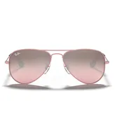 Ray-Ban Jr. Kids Sunglasses, RJ9506S Aviator (ages 4-6) - Pink