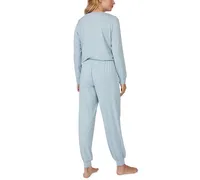 Pure Fiber Women's 2pc Loungewear Jogger Set