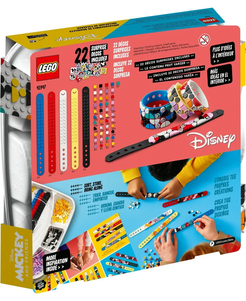 Lego Dots Mickey & Friends Bracelets Mega Pack 41947 Building Set, 349 Pieces