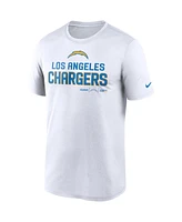 Men's Nike White Los Angeles Chargers Legend Community Performance T-shirt