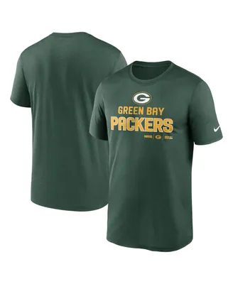 Men's Nike Green Green Bay Packers Legend Community Performance T-shirt
