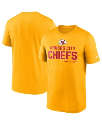 Men's Nike Gold Kansas City Chiefs Legend Community Performance T-shirt