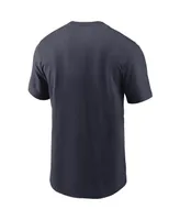 Men's Nike Navy Chicago Bears Team Wordmark T-shirt