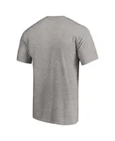 Men's Fanatics Heathered Gray Los Angeles Rams Big and Tall Fade Out Team T-shirt