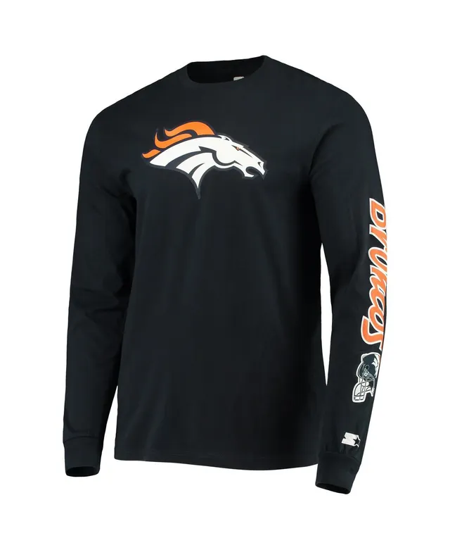 Outerstuff Orange Denver Broncos Impact Long Sleeve T-shirt for Men