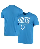 Men's New Era Royal Indianapolis Colts Combine Authentic Big Stage T-shirt