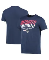 Men's New Era Navy England Patriots Combine Authentic Big Stage T-shirt