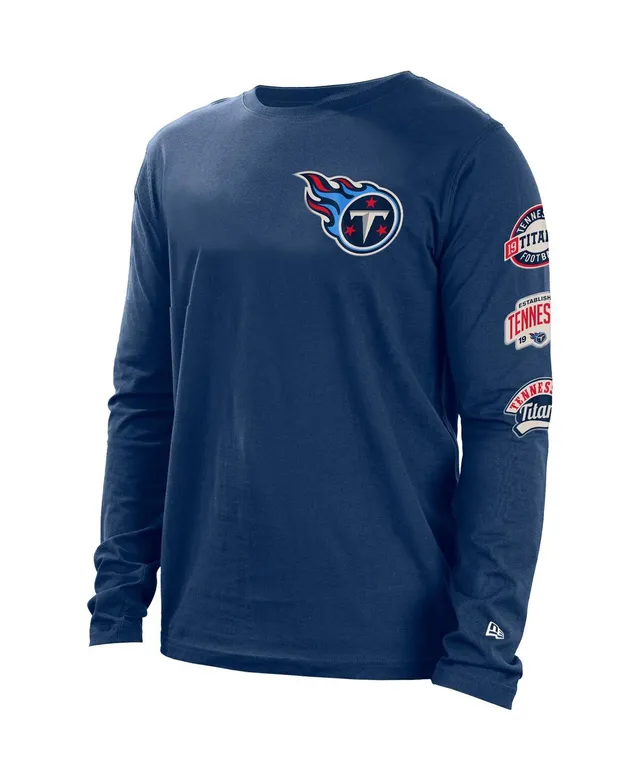 Men's New Era Black Carolina Panthers Hype 2-Hit Long Sleeve T-Shirt