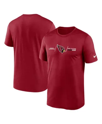 Men's Nike Cardinal Arizona Cardinals Horizontal Lockup Legend T-shirt