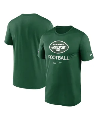 Men's Nike Green New York Jets Infographic Performance T-shirt