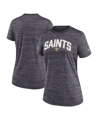 Women's Nike Black New Orleans Saints Sideline Velocity Lockup Performance T-shirt