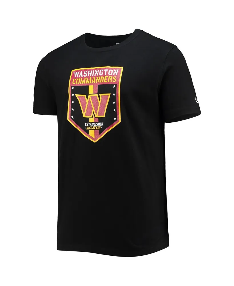 Men's New Era Black Washington Commanders Team T-shirt