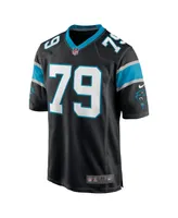 Men's Nike Ikem Ekwonu Black Carolina Panthers 2022 Nfl Draft First Round Pick Game Jersey