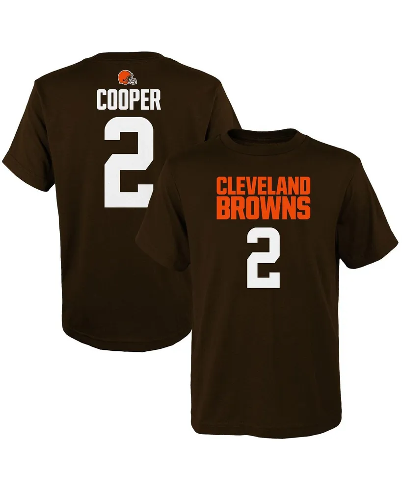 Amari Cooper Cleveland Browns Youth Mainliner Player Name & Number T-Shirt  - Brown