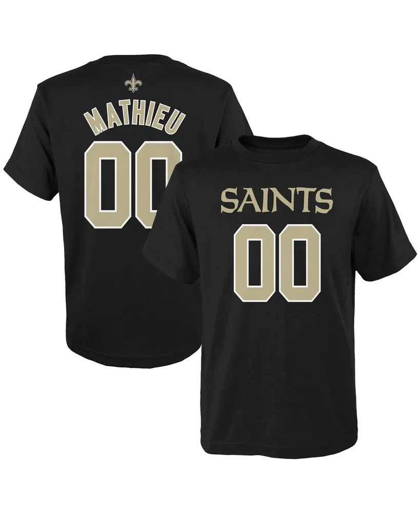 Women's Nike Tyrann Mathieu Black New Orleans Saints Player Name & Number T- Shirt