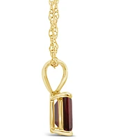 Garnet (2 ct. t.w.) Pendant Necklace in 14K Yellow Gold