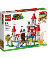 Lego Super Mario World Peach's Castle 71408 Modular Toy Building Expansion Set with Bowser, Ludwig, Toadette, Goomba and Bob