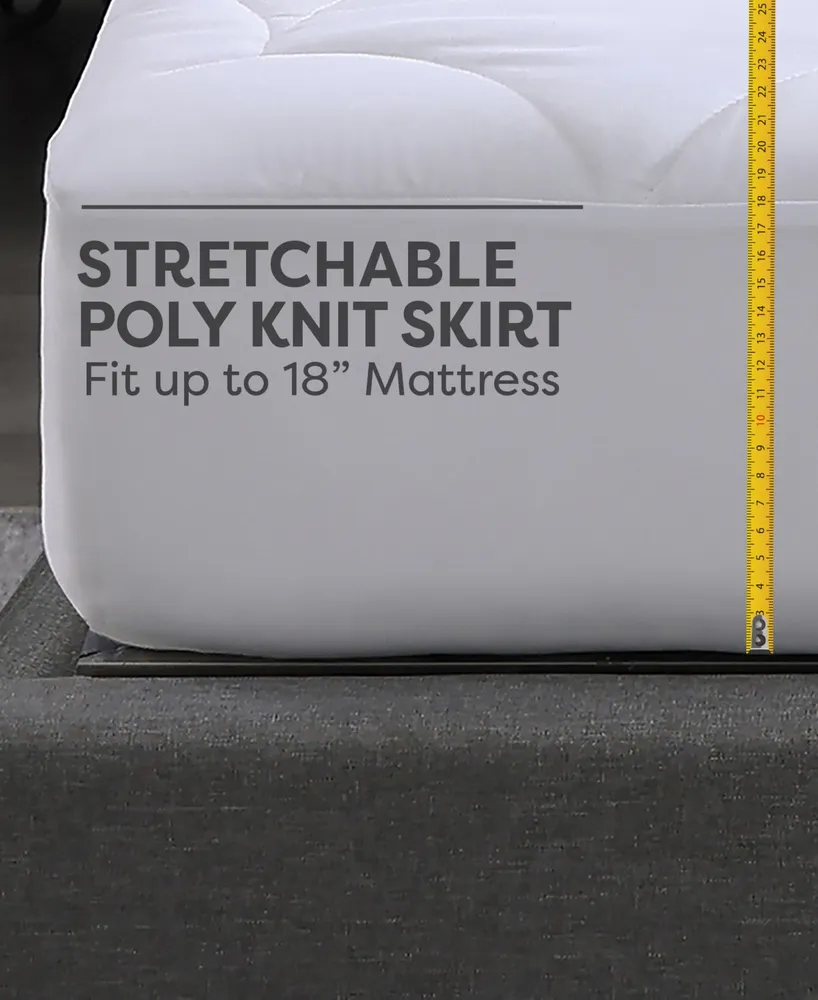 Royal Luxe Water-Resistant Quilted Down Alternative Mattress Pad, Twin, Created for Macy's