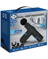 Sealy Cordless 6-Speed Rubberized Dual-Grip Massage Gun