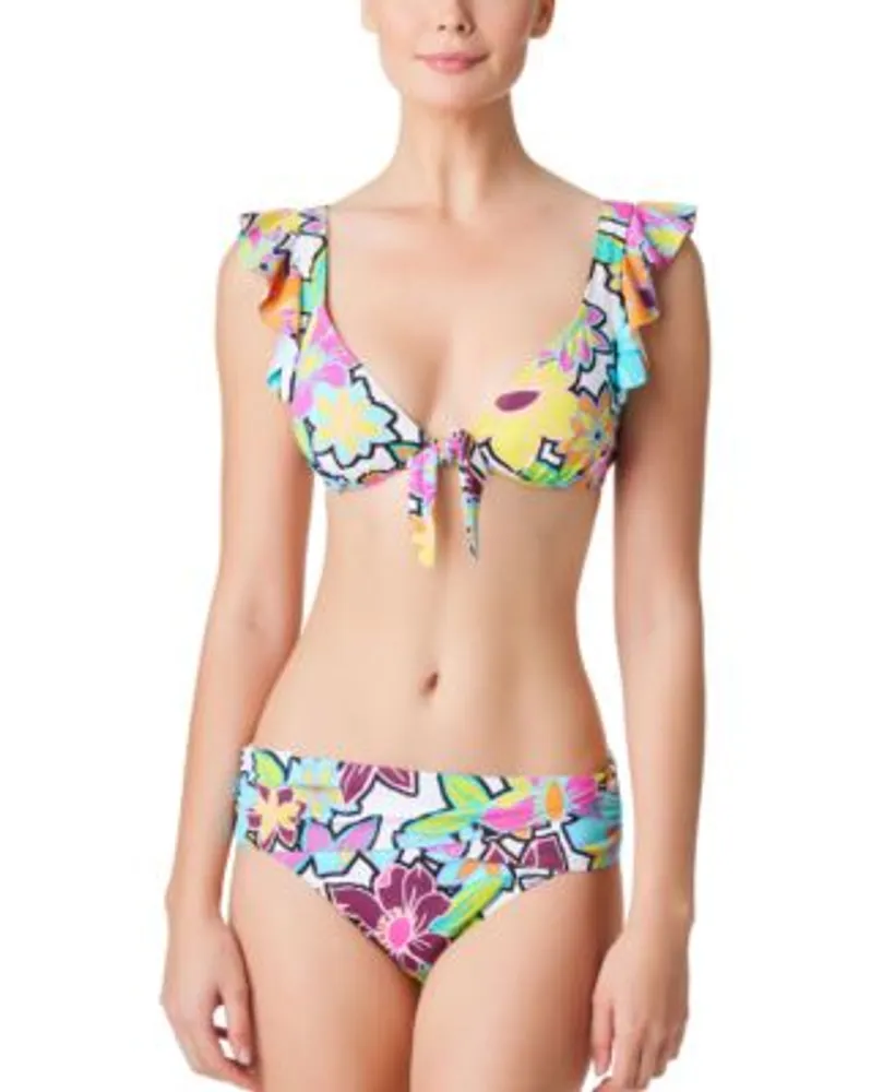 Ruffled Bikini Swim Top for Women