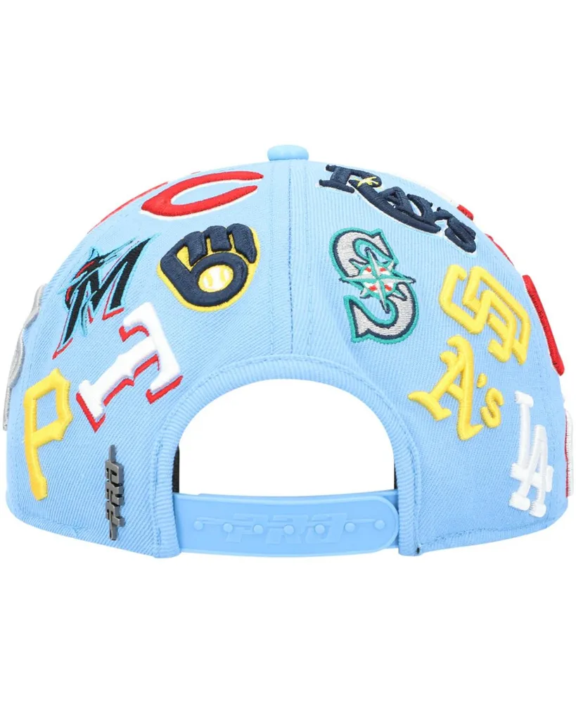 Men's Pro Standard Light Blue Mlb Pro League Wool Snapback Hat