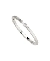 Danori Channel Set Hinged Bracelet, Created for Macy's - Silver