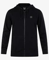 Hurley Men's Icon Chest Logo Full Zip Hooded Sweatshirt