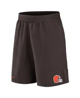 Men's Nike Brown Cleveland Browns Stretch Woven Shorts