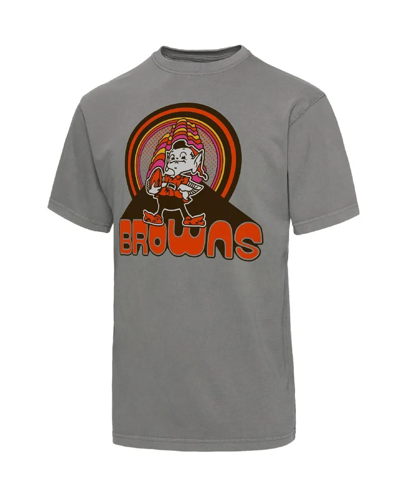 Men's Junk Food Graphite Cleveland Browns Wonderland Infinity Vibe T-shirt