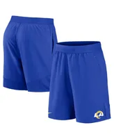 Men's Nike Royal Los Angeles Rams Stretch Woven Shorts