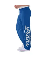 Women's G-iii 4Her by Carl Banks Blue Detroit Lions Scrimmage Pants