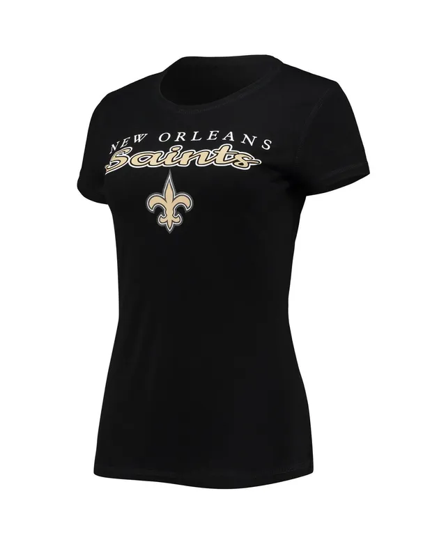 Women's Concepts Sport Black New Orleans Saints Breakthrough