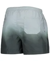 Men's Foco Black, Las Vegas Raiders Dip-Dye Swim Shorts