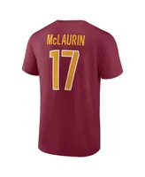 Men's Fanatics Terry McLaurin Burgundy Washington Commanders Player Icon Name and Number T-shirt