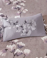 N Natori Sakura Blossom Embroidered Decorative Pillow, 12" x 20"