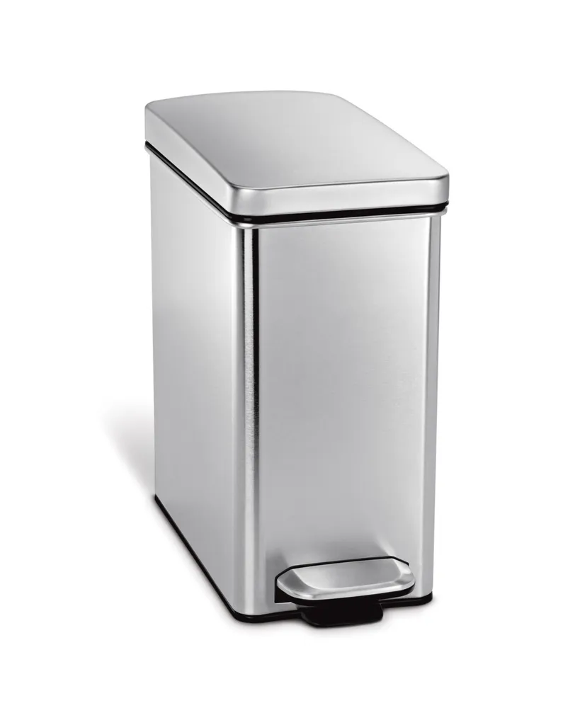 simplehuman Profile Step Trash Can, 10 Liters