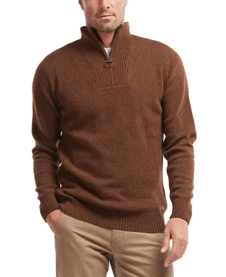 Barbour Men's Nelson Essential Wool Quarter Zip Sweater