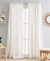 Peri Home Chenille Rose Pole Top 2-Piece Curtain Panel Set