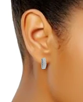 Giani Bernini Cubic Zirconia Clip-On Hoop Earrings, Created for Macy's